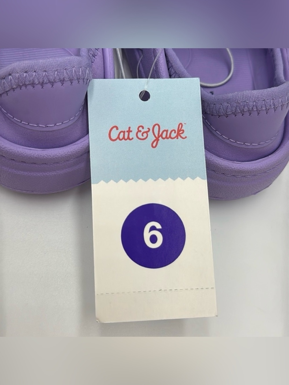 NWT Cat & Jack Toddler Girls Purple Rowan Pull-On
Slip On Water Shoes Size 6 - Picture 7 of 9